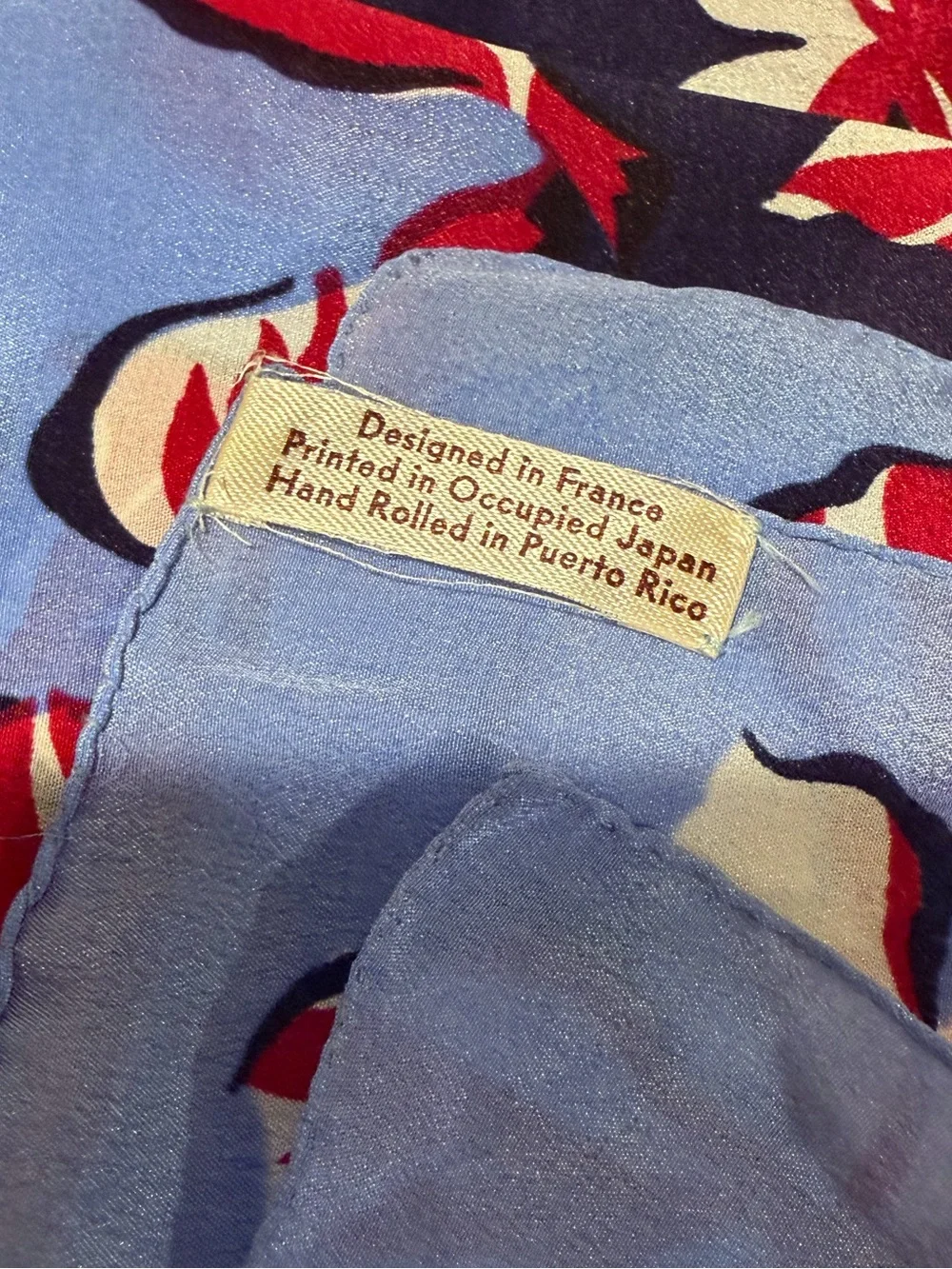 Vintage 1940s silk